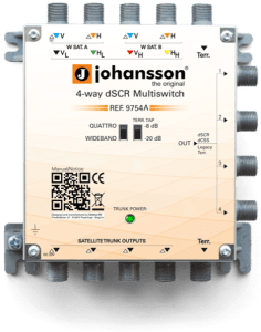 Johansson 9754A 4 Output SkyQ Multiswitch