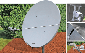 Channel Master / Andrews 1.8m Dish With Azel Mount