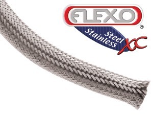 Flexo® Stainless Steel XC - 6.35mm - 1/4" Silver