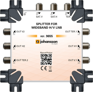 Johansson 9655 Wideband 2 Way Splitter