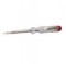 Electrical screwdriver with voltage tester