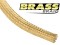 Techflex 1/4: Brass Braid - 6.35 mm - Brass